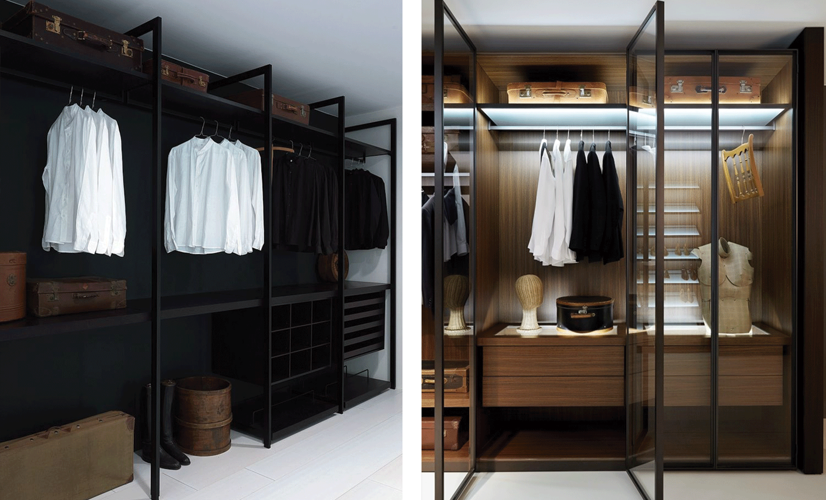 Walk in robe masculine