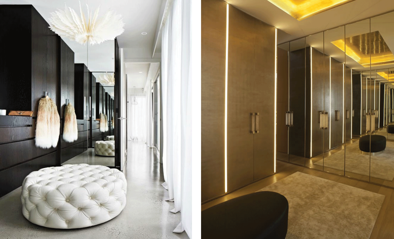 Walk-in-robe mirrors