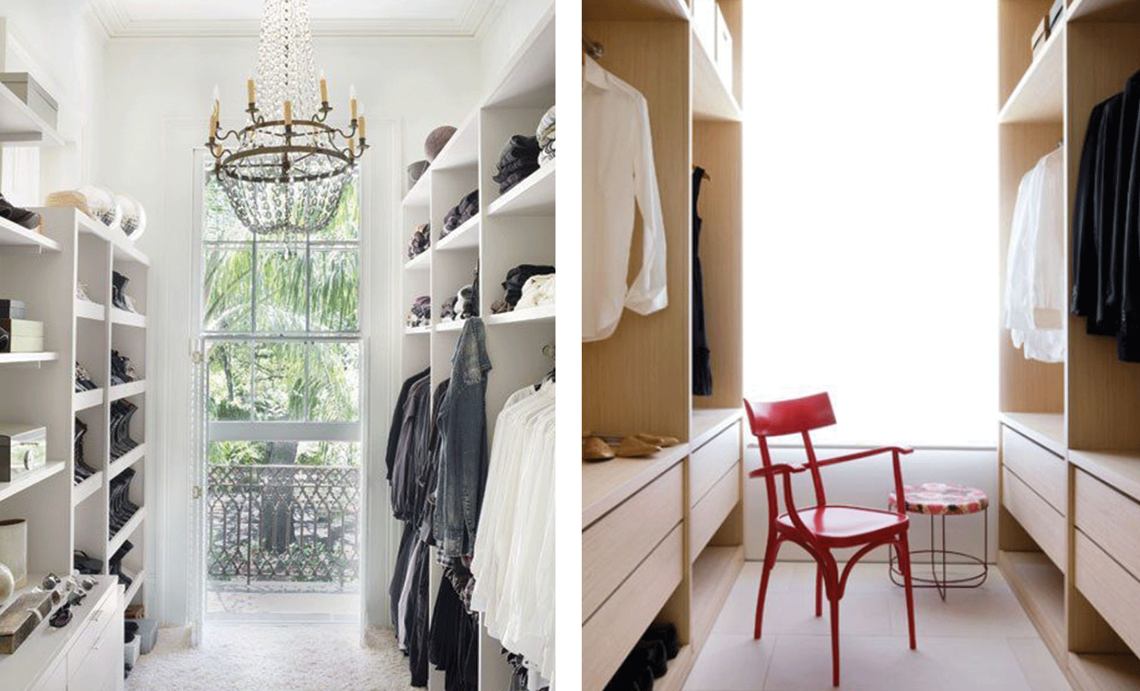 Walk-in-robe natural light