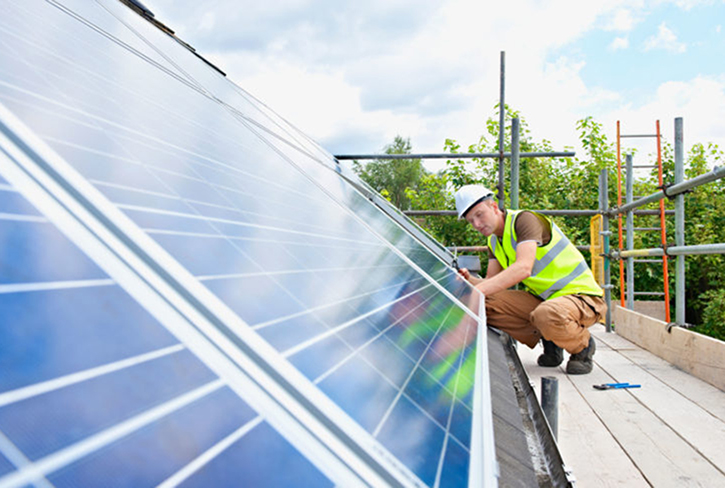 building a new home solar energy