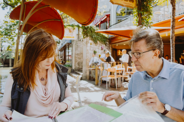 building a house couple