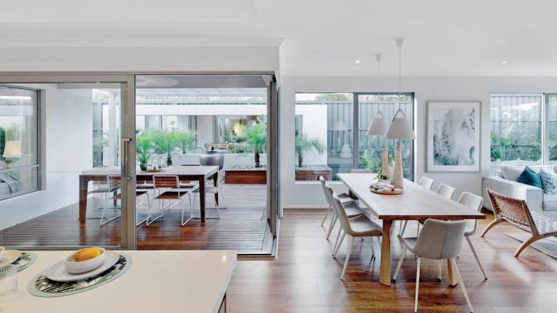 visiting a display home